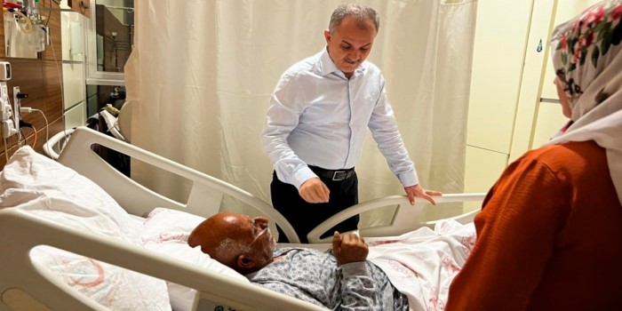 Başkan Kılınç’tan hastalara moral ziyareti